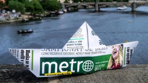 Denník Metro má novú kampaň s origami