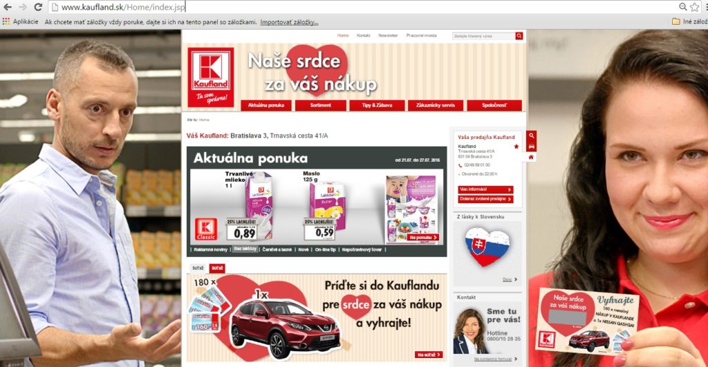 reprefoto 21.7.2016 sutaz Kaufland - Nase srdce za vas nakup